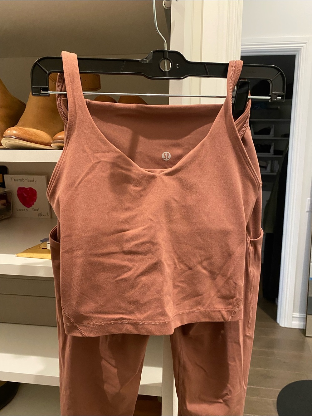 lululemon athletica Scoop Neck Tank in Rosewood Pink
